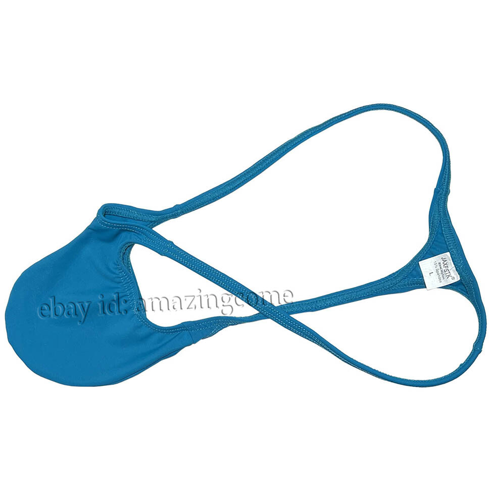 Men’s Spandex Micro Thong Underwear Contour Pouch G-string Tangas Bikini T-back