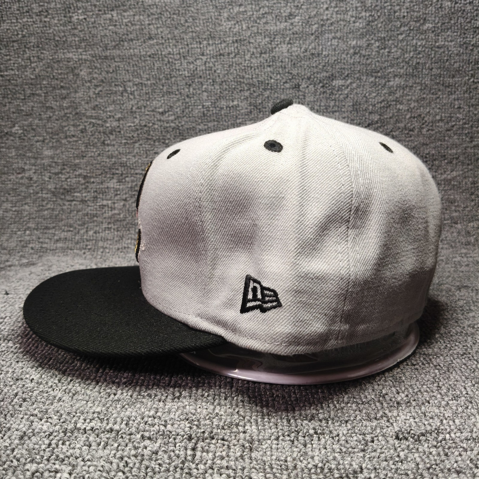 New Era 59FIFTY Fitted Baseball Cap Gray Black 7 1 4