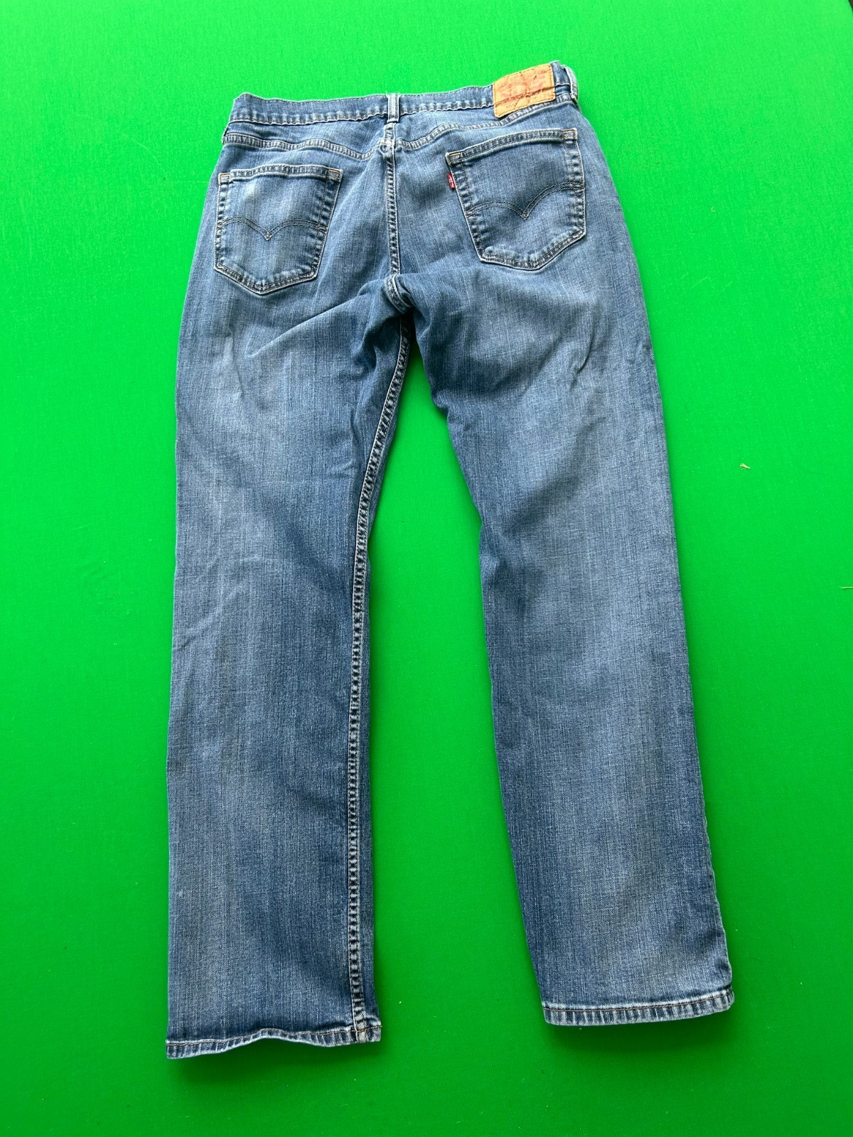 Levi’s 559 Mens Relaxed Straight Fit Jeans 36X34 Medium Blue Wash Denim