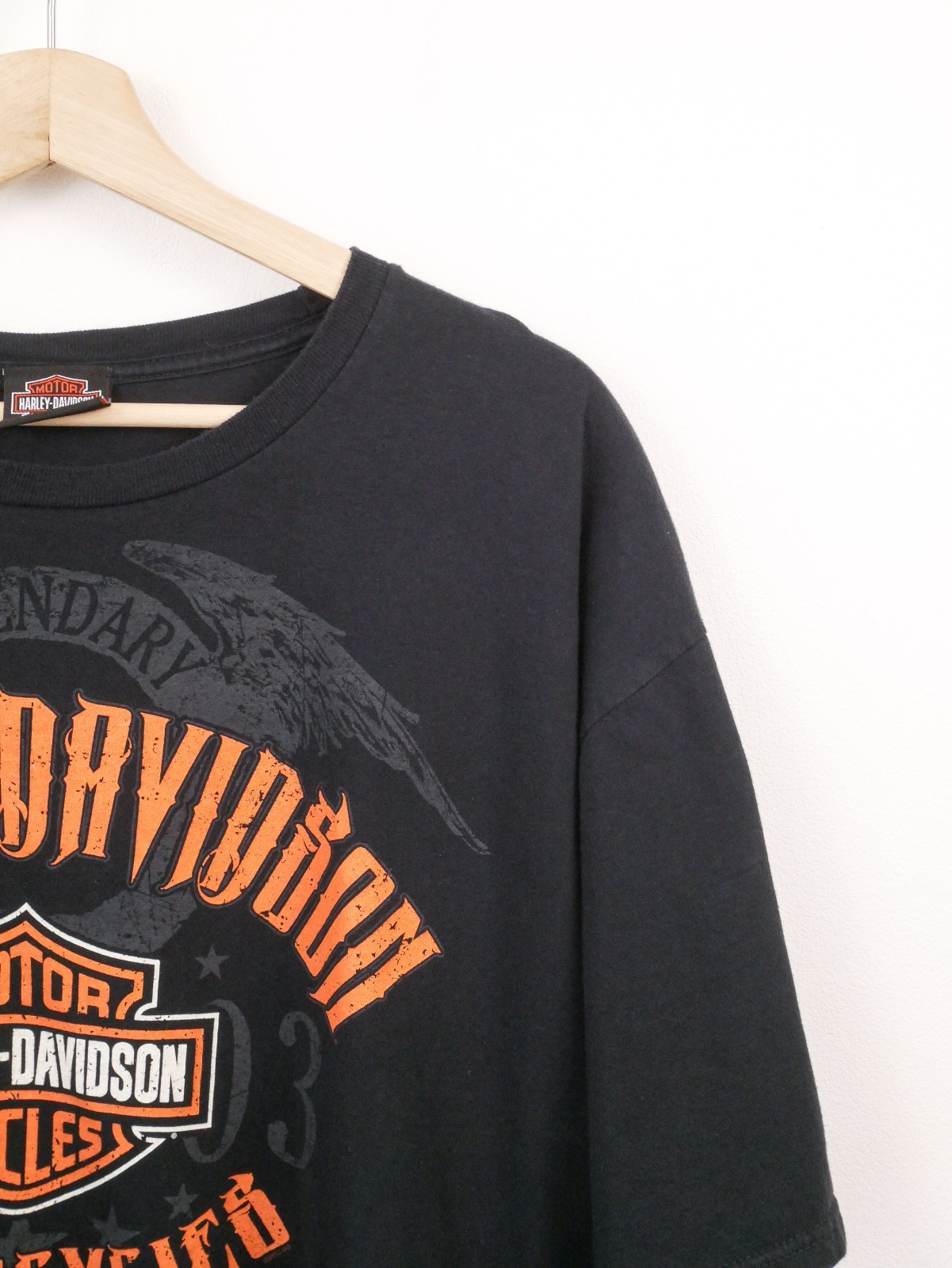 Harley Davidson Mens Mile High Denver Colorado Dealer Graphic T Shirt