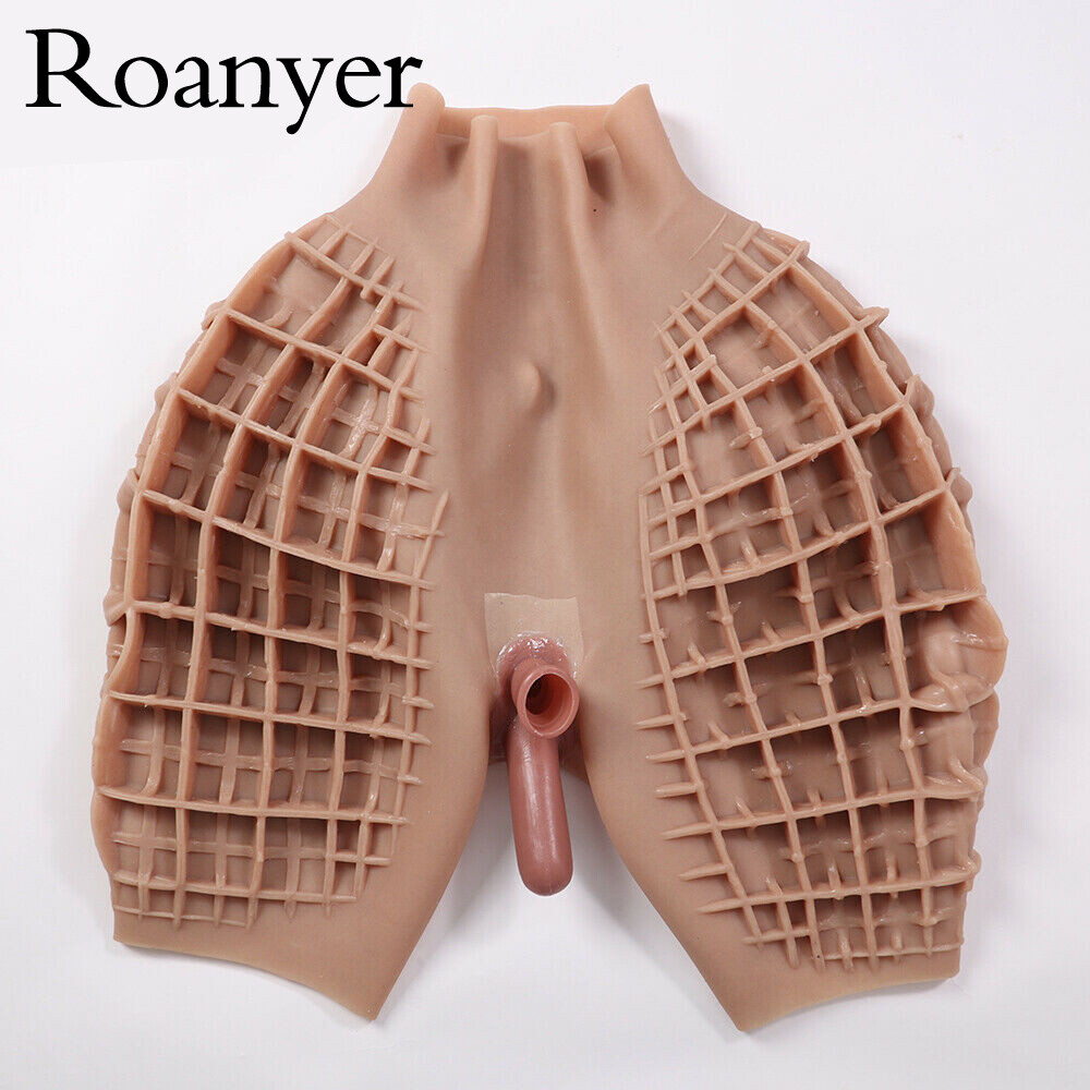 Roanyer Crossdresser Silicone Hip Enhancer Thicken Super Strong butt Pants