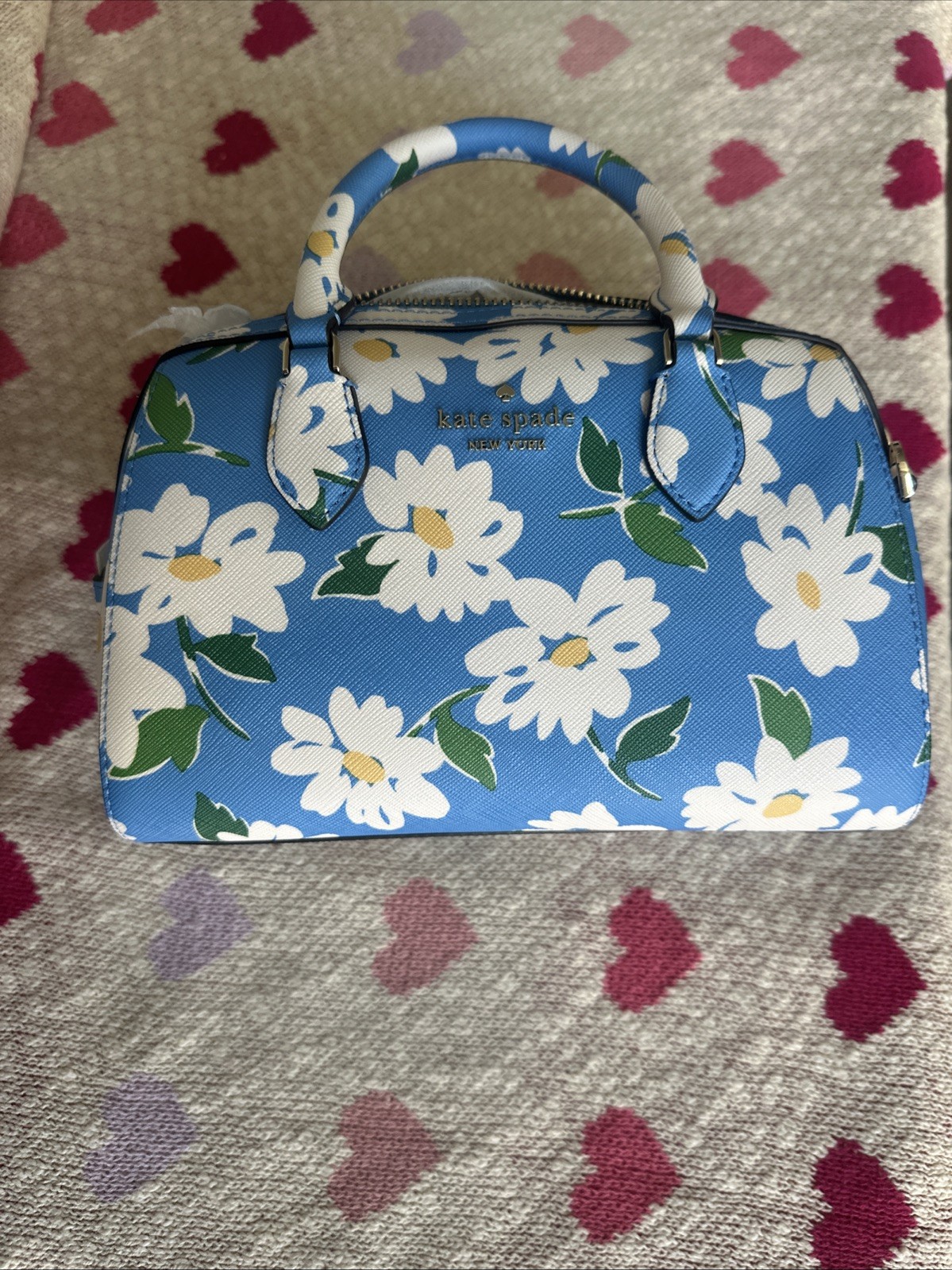 Kate Spade Madison Tide Pool Charming Daisy Small Duffle