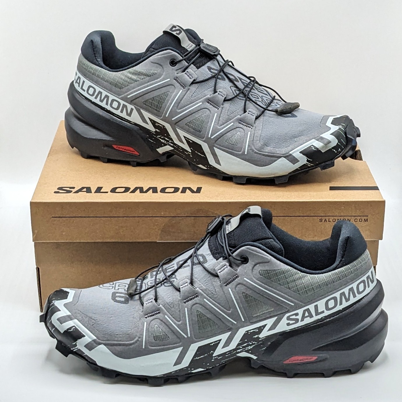 Salomon Speedcross 6 Men’s Moderate Terrain Running Shoe [Quiet Shade] 10