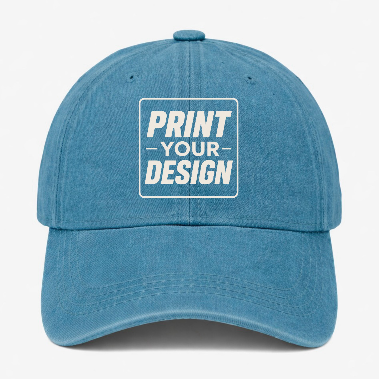 Custom Logo Hat Print Your Design Baseball Cap Personalized Name Text Adjustable