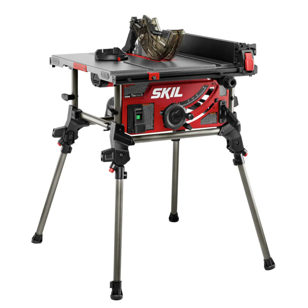 SKIL 10-in 15 -Amp 120 -Volt Portable Jobsite Table Saw with Folding Stan|124112