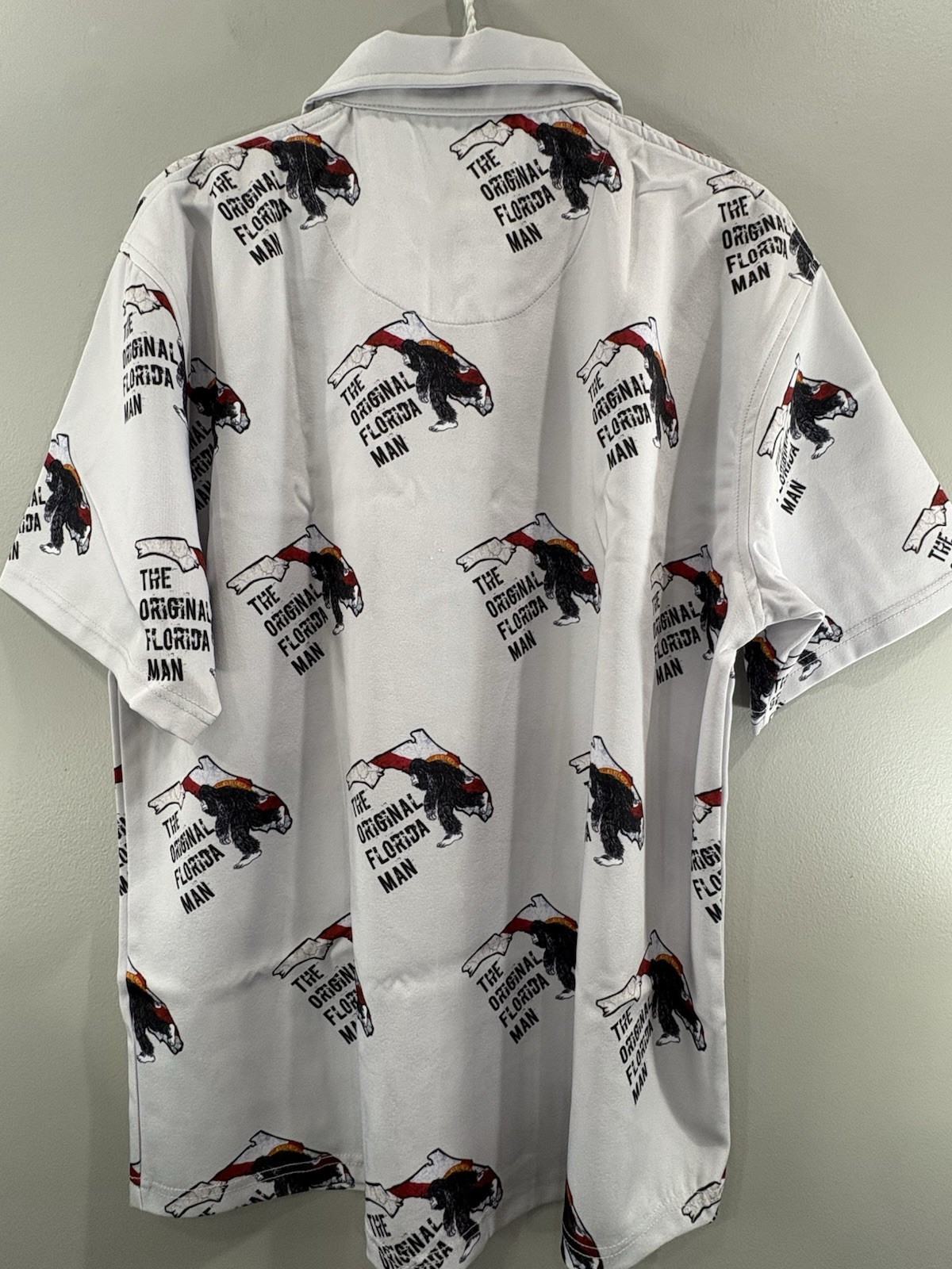Original Florida Man Shirt Skunk Ape Big Foot Sasquatch XL Polyester
