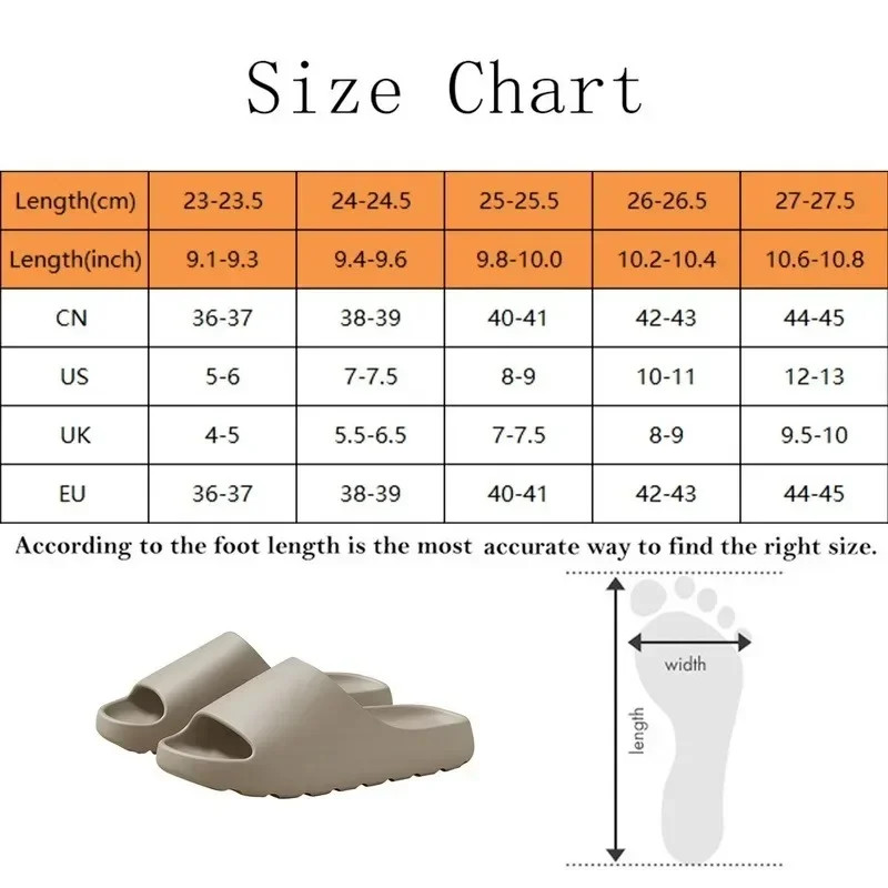 Coconut Slippers Cloud Thick-soled Sandals Summer Fashion Soft Bottom Beach Men