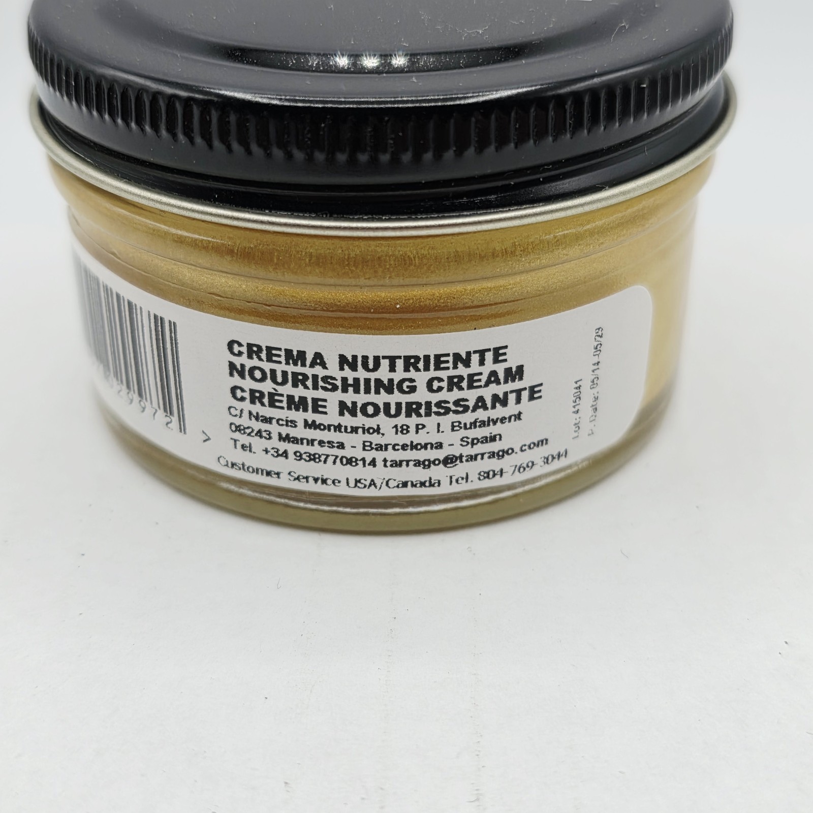 Tarrago Shoe Polish # 503 Gold Cream Leather Protector 1.76 oz. 50ml Boot