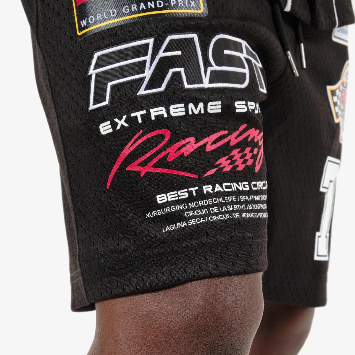 COPPER RIVET RACING BASEBALL JERSEY w/ MATCHING SHORT (BLACK)