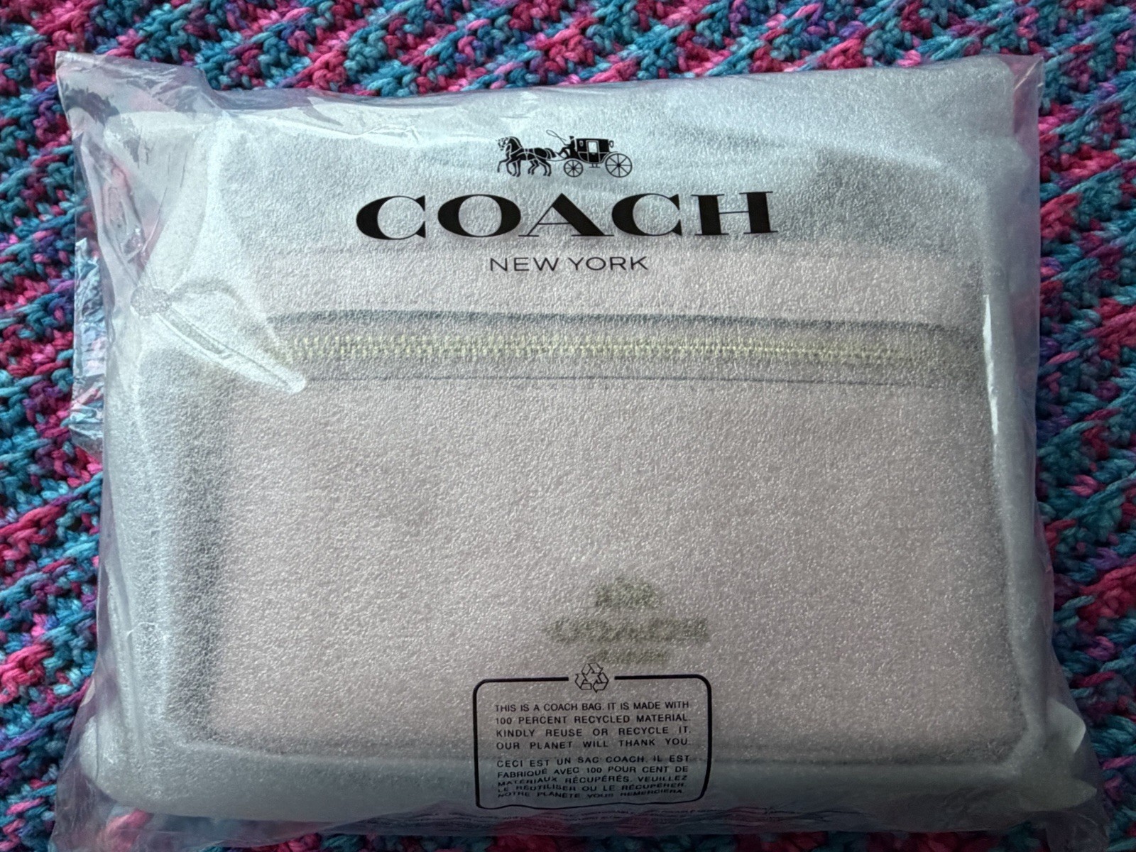 Coach Rainer Crossbody Bag 18 in Gold/Soft Pink CEO24 NWT FACTORY WRAPPED