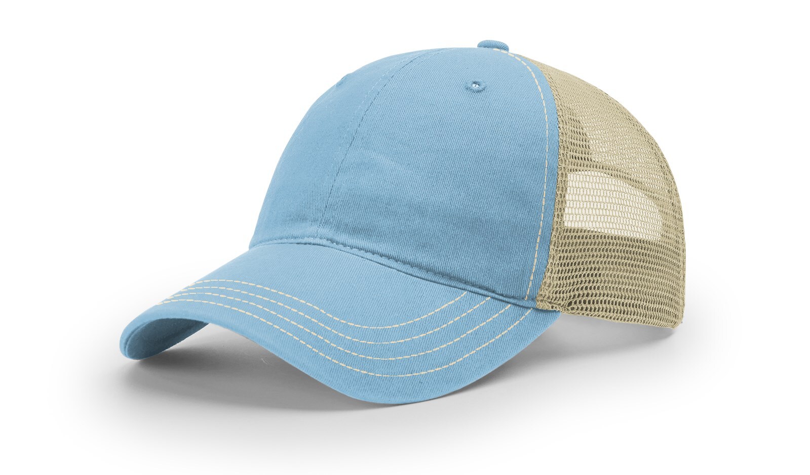 Richardson 111 Garment Washed Trucker Hat Unstructured Mesh Back Relaxed OSFM