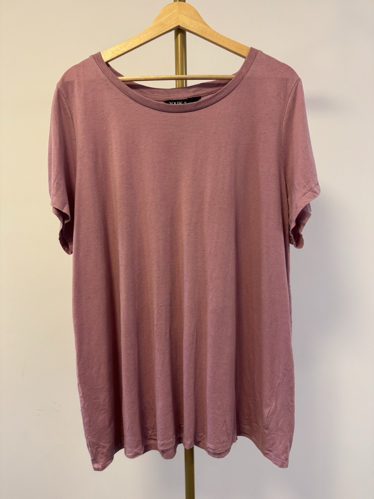 UK 22-24 Yours T Shirt Bundle Blush Pink Burnt Orange Short Sleeve Tops Set of 2
