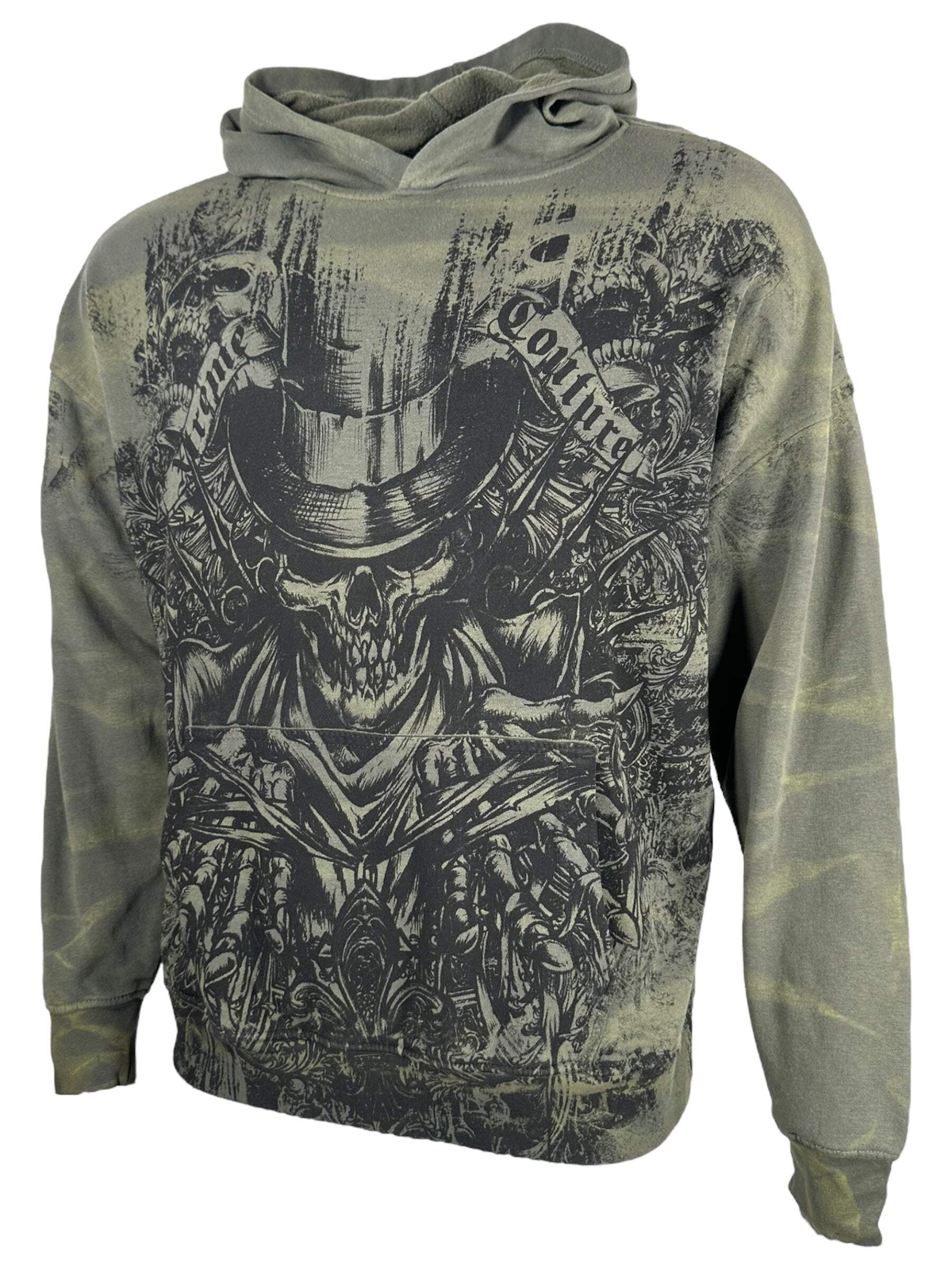 Xtreme Couture By Affliction Unisex Oversized Boxy Pullover Hoodie OFFERING