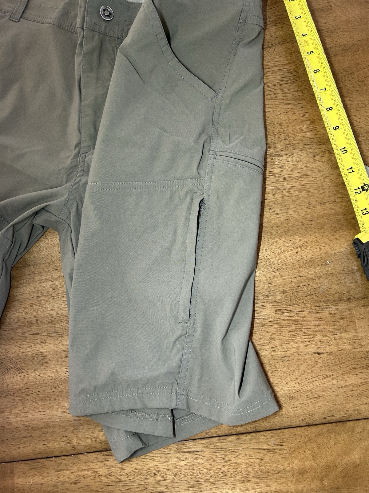 Kuhl Men’s Size 40 Shorts Gray Performance Lightweight Hiking Outdoor Camping