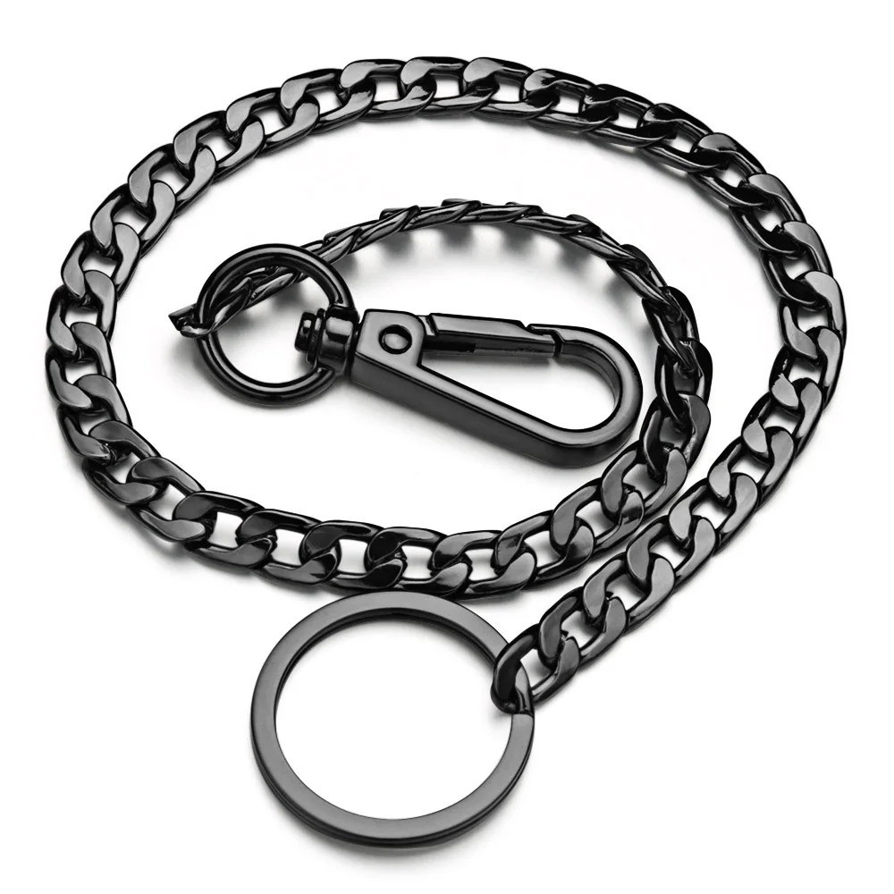Heavy Duty Punk Wallet Chain 20″ Stainless Steel Jean Key Chain for Men Women