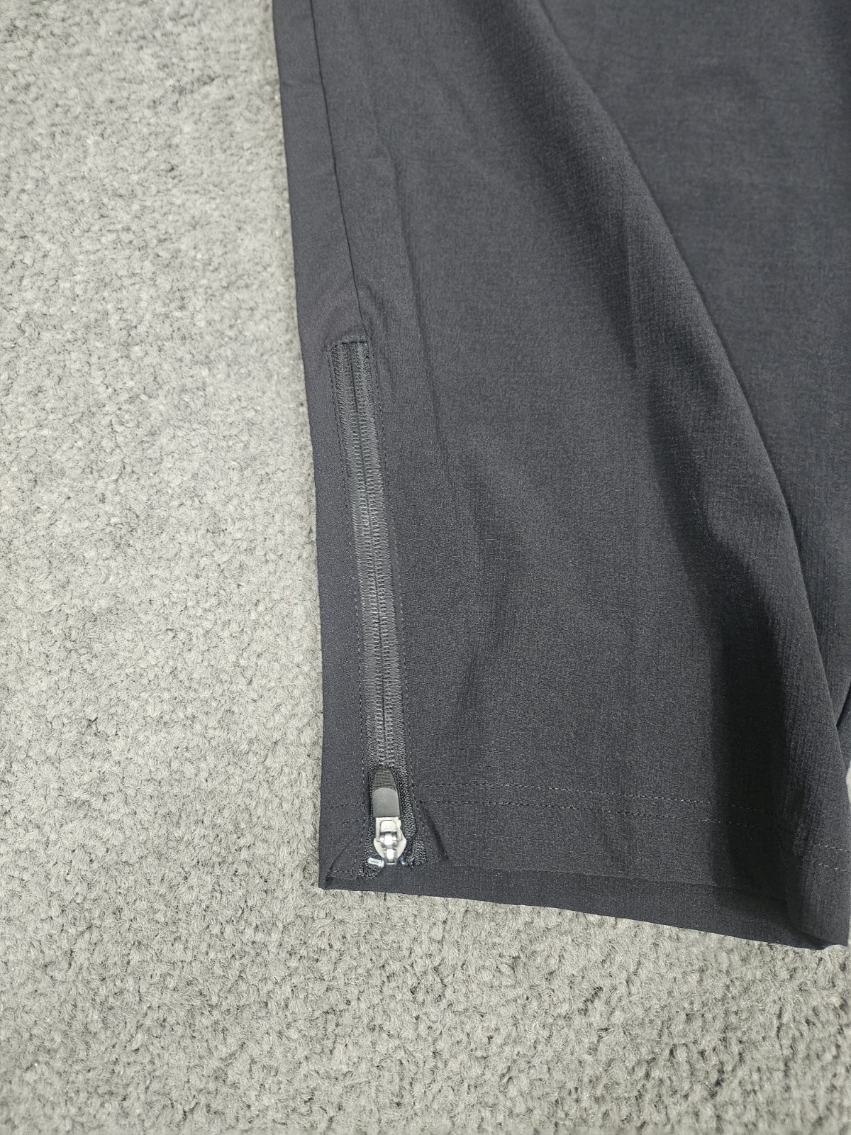 Men’s Jogger Pants 48X28 4XB Tek Gear Black Nylon Spandex Stretch Pull On
