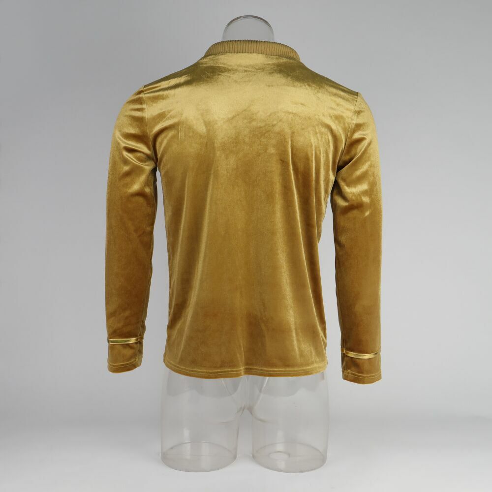 TOS Captain Pike Kirk Top Shirts The Original Series Cosplay Starfleet Uniforms
