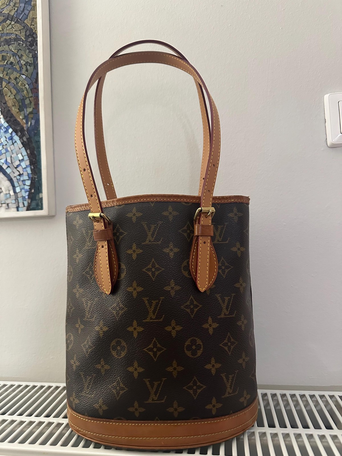 For Louis Vuitton Vachetta Leather Strap Replacement Bucket PM & GM Adjustable