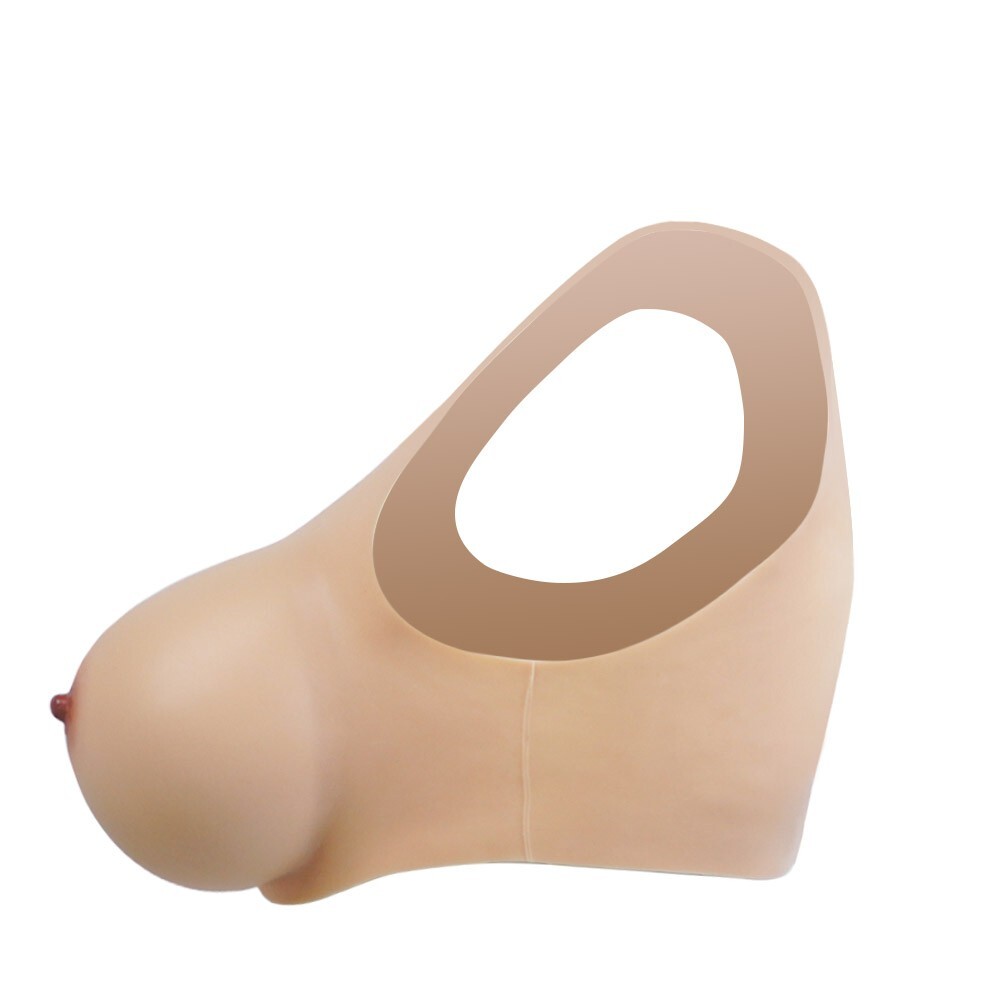 Silicone Breast Forms Back Hollow Simulation Fake Boobs Crossdresser Drag Queen