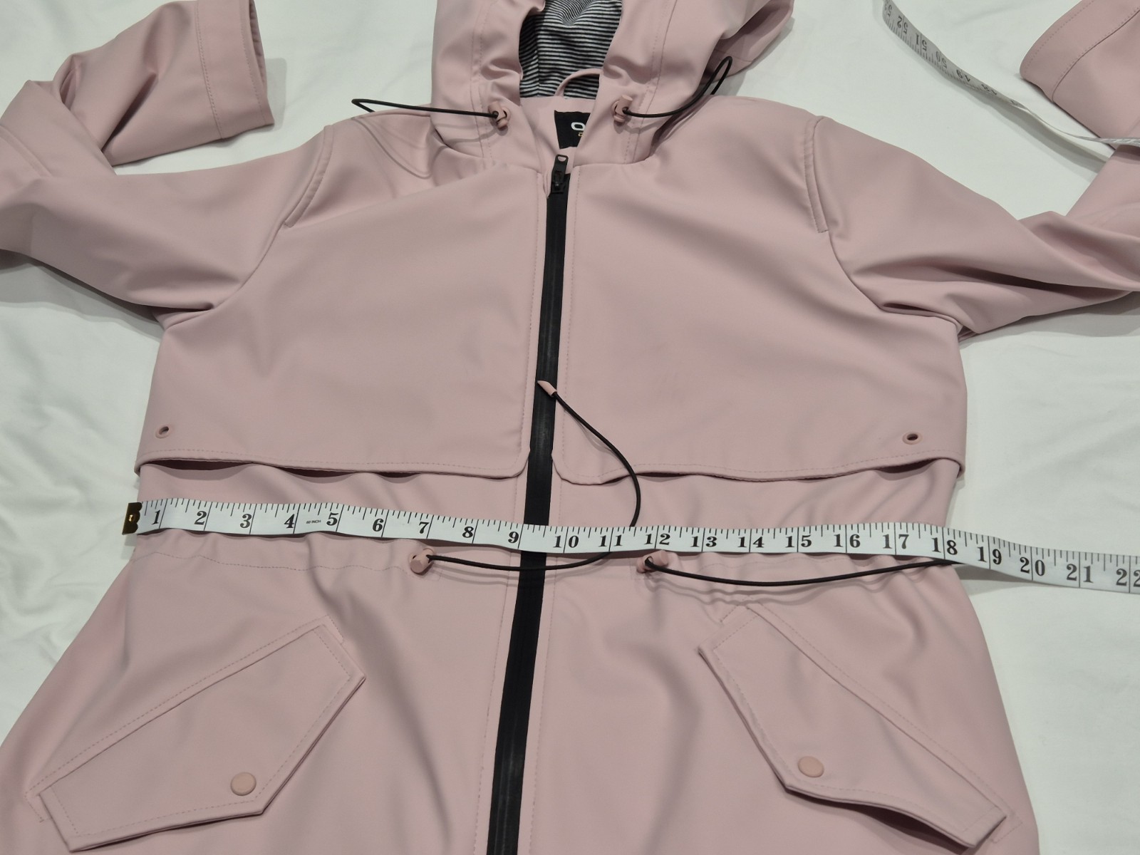 Only Onlrace Raincoat woman Pink UkS Hooded Fully Lined spring Casual Wear