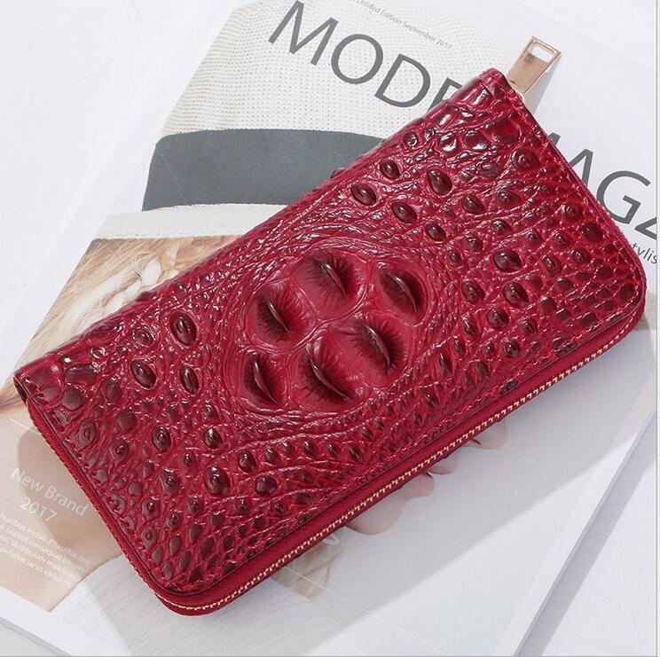 Mens Leather Wallet Zipper Card Holder Long Phone Purse Clutch Handbag Billfold