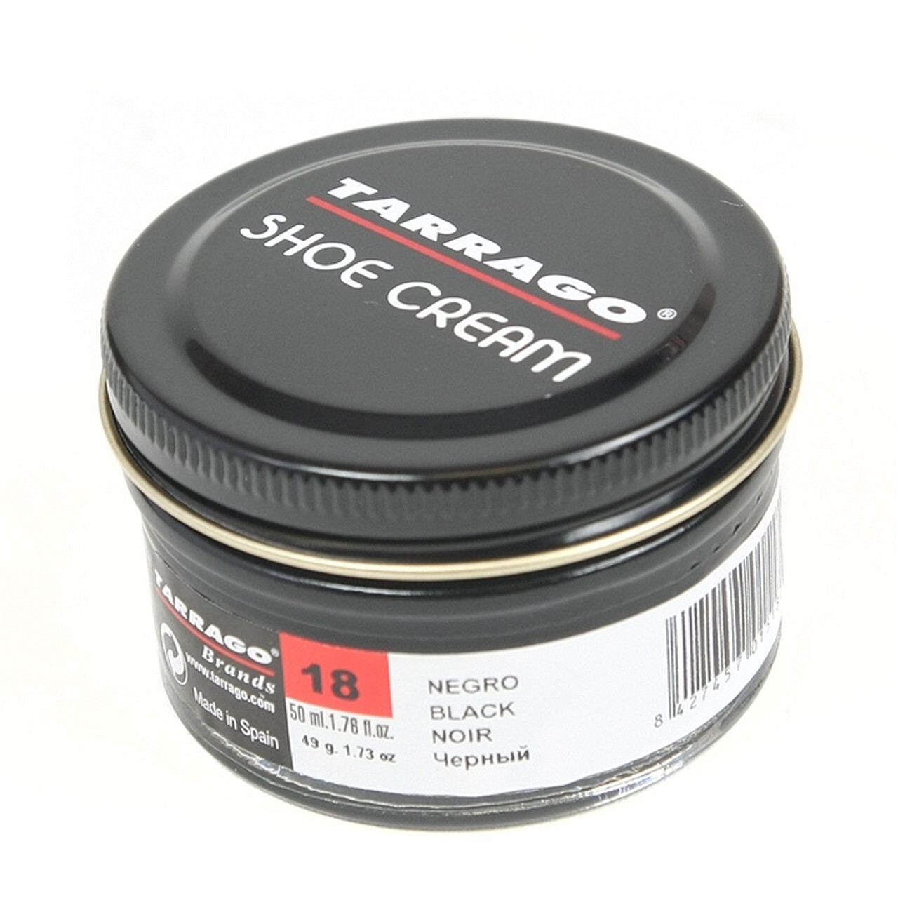 Tarrago Shoe Cream Professional Shoe Polish Black