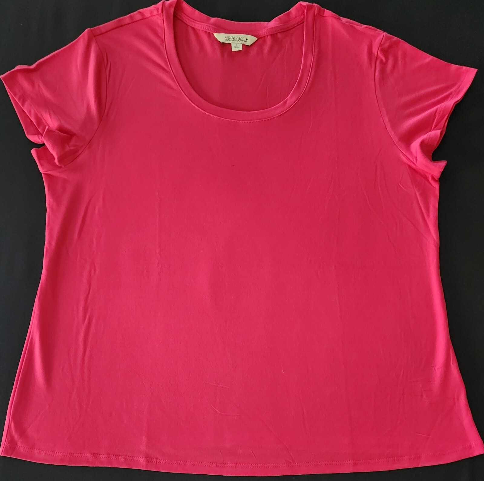 Pioneer Woman ~ Short Sleeve ~ Boat Neck TEE Shirt ~ BEETROOT ~ Size 1X (16W)