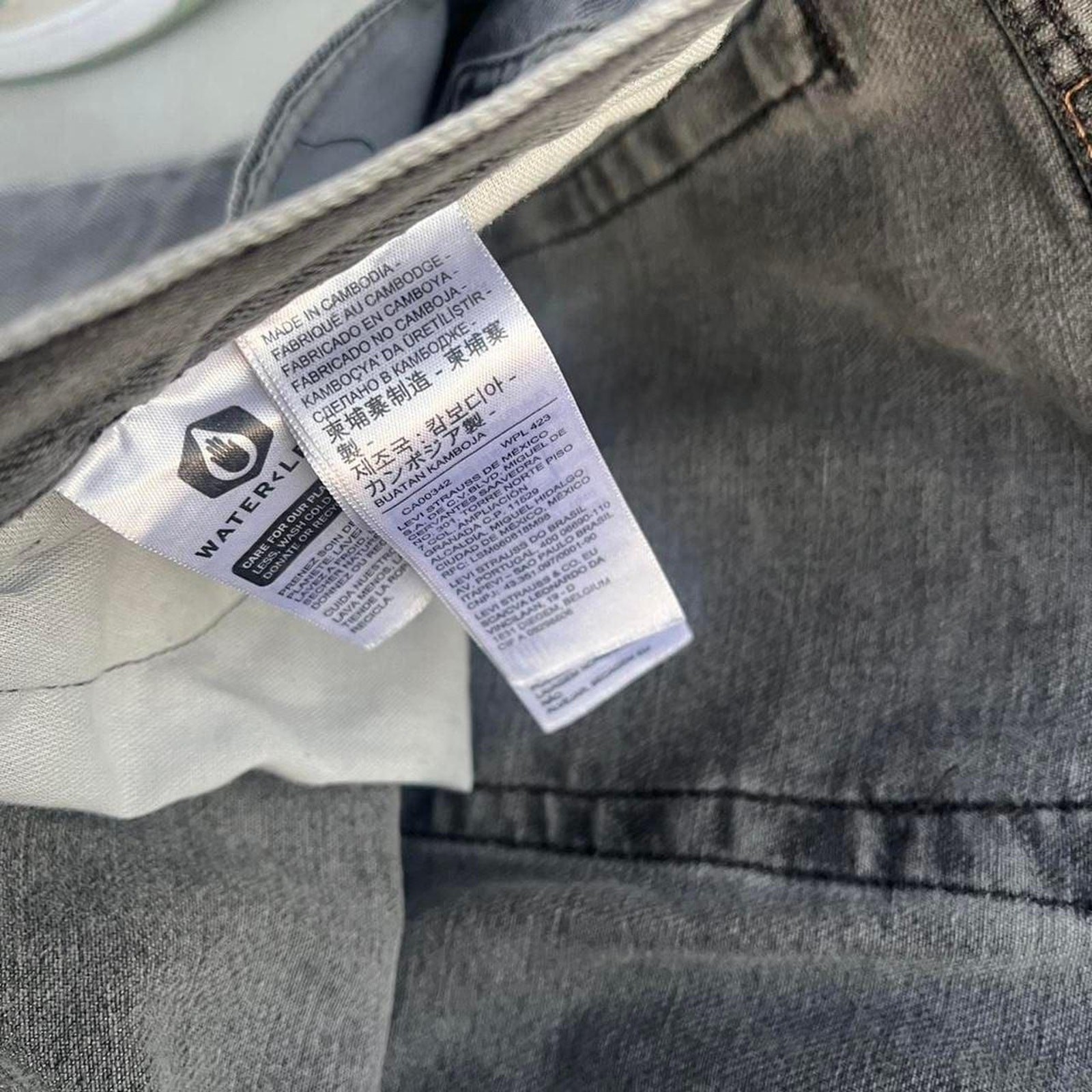 Levis 550 92 Relaxed Tapered Jeans Men’s 36×32 Gray Vintage Wash