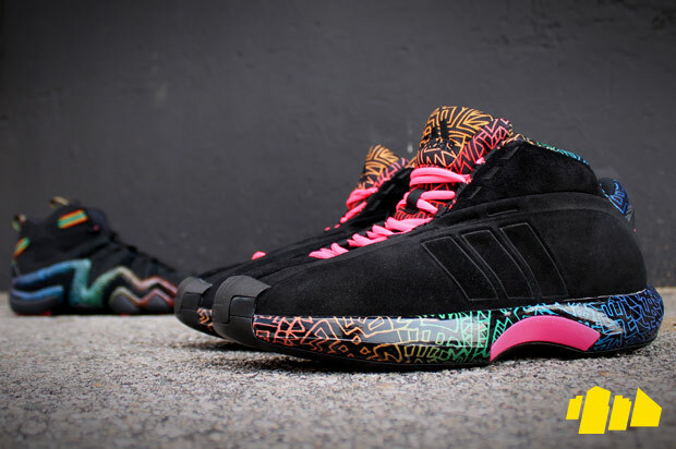 Adidas Crazy 1 Bryant C75739 SUEDE TRIBAL Black US 7.5 UK 7 D 7