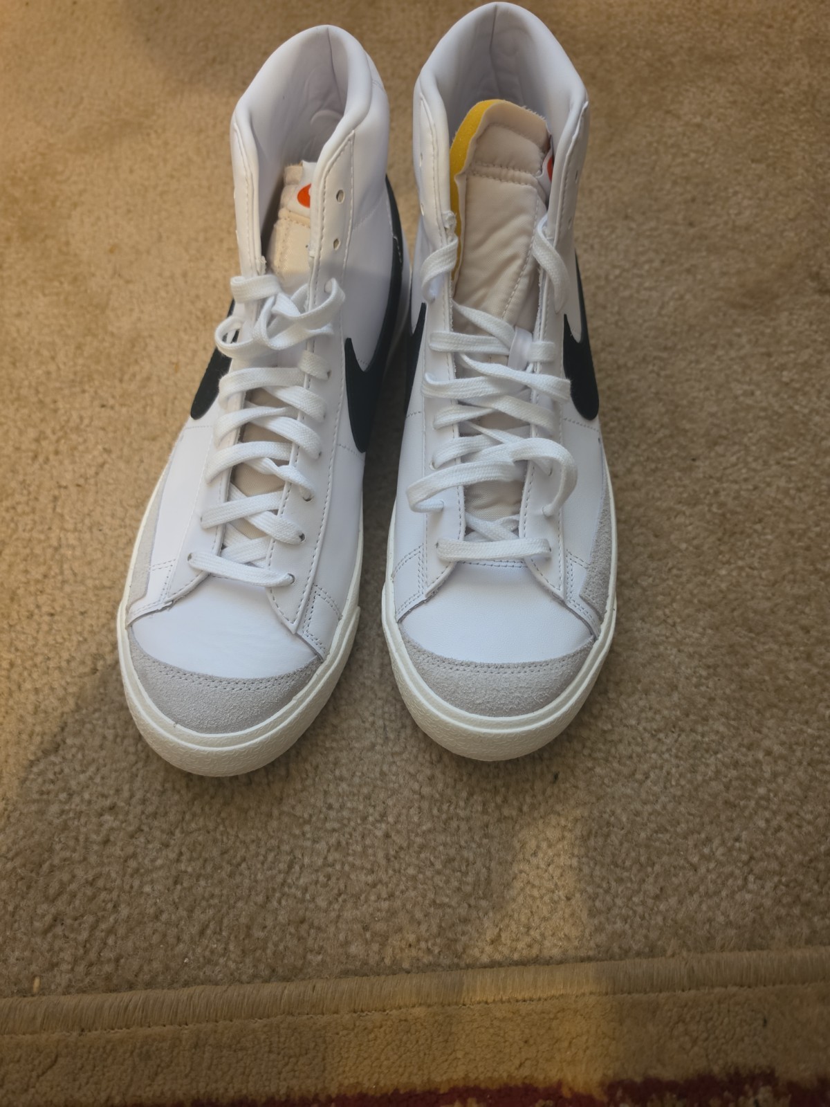 Nike Blazer Mid 77 Men’s 11.5 Shoes Vintage Retro Style BQ6806-100 White Black