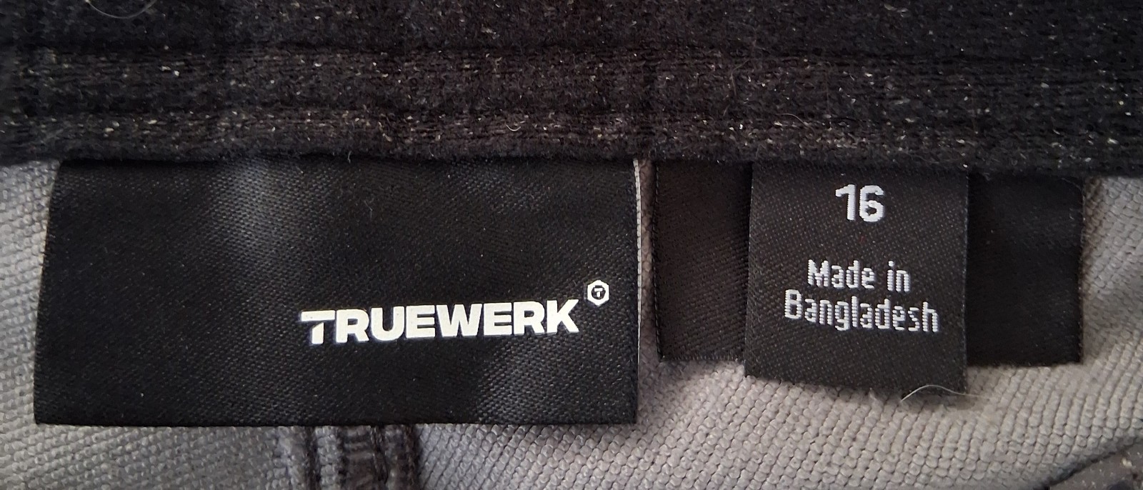 Truewerk T2 Werk Pants Durable Water Resistant Grey Womans Size 16 (36×31)