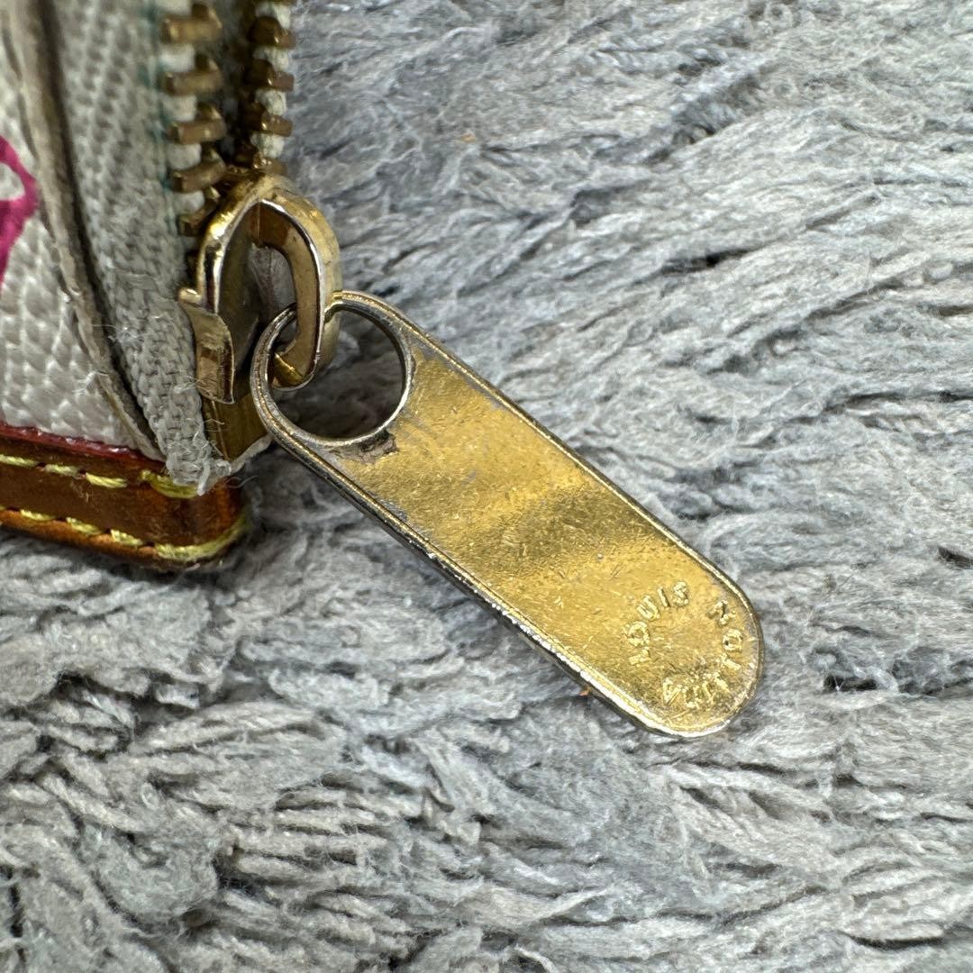 Auth Louis Vuitton Pochette Cles Monogram Multicolor Coin Case Made in Spain LV