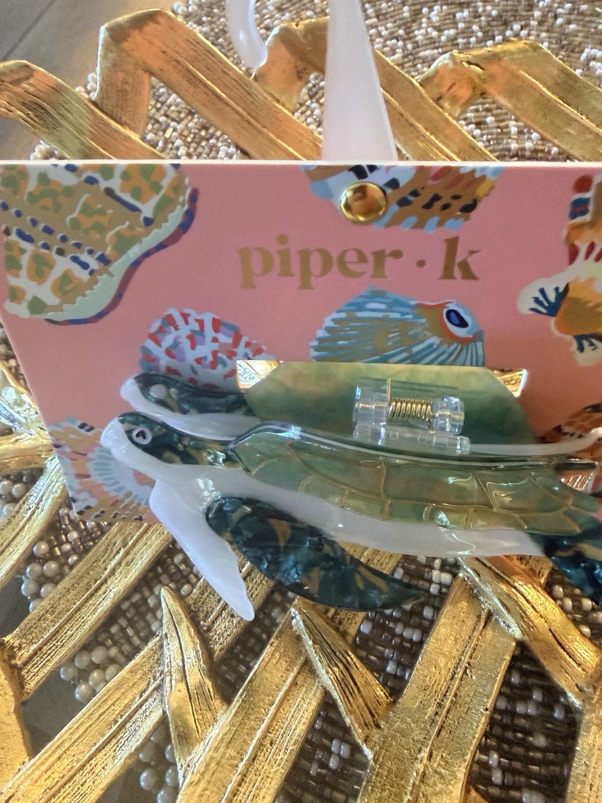 Piper k Green turtle, Claw Clip