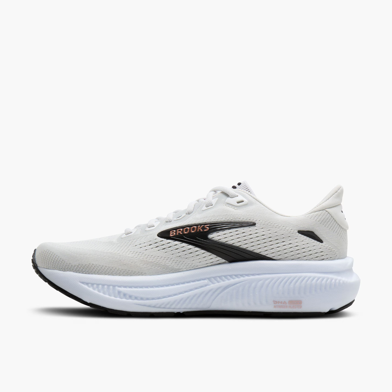 Brooks Women’s Ghost 18 White/ Black/ Rose Gold 120482-1B-105