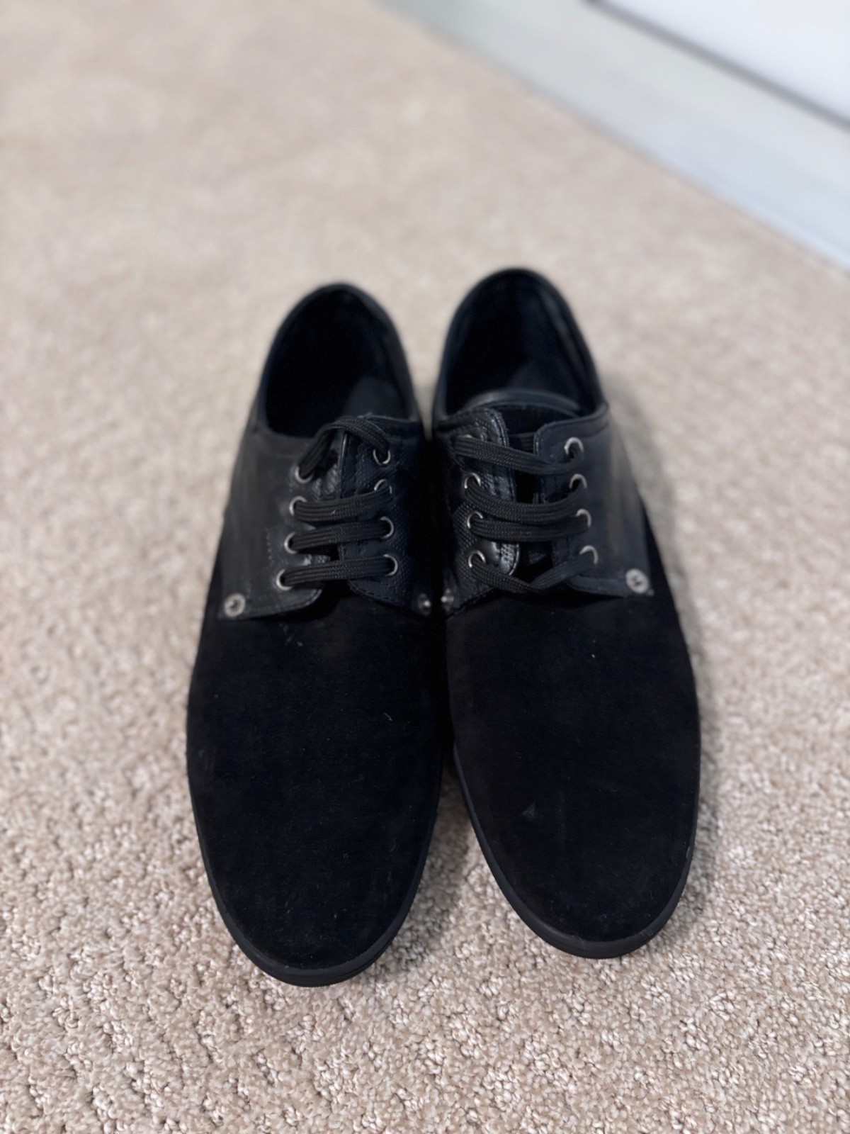 Louis Vuitton black derby sneakers