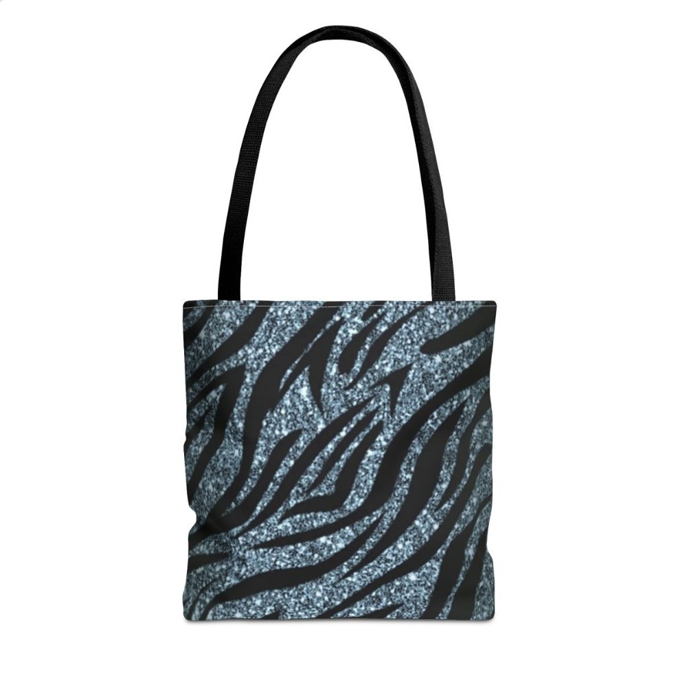 Tote Bag AOP Dark Animal Stripe