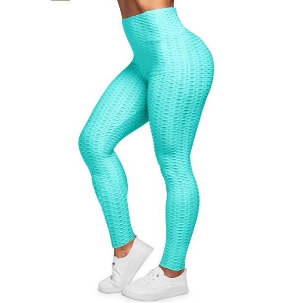 Women’s Butt Lifting Textured High Waist Ruched Scrunch Yoga Workout leggings
