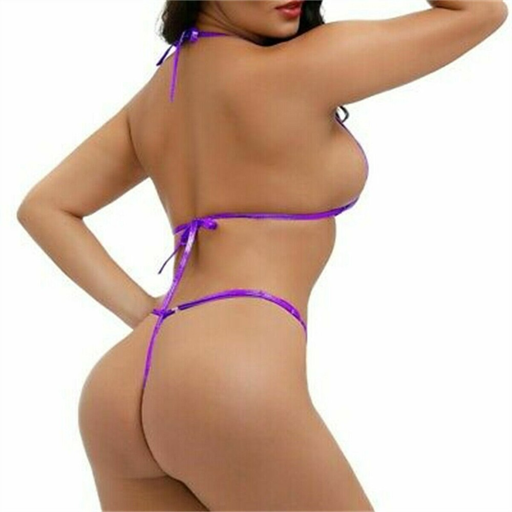 NEW Mini Women’s Bikini Bra Micro G-string Set Thong Lingerie Swimwear Underwear