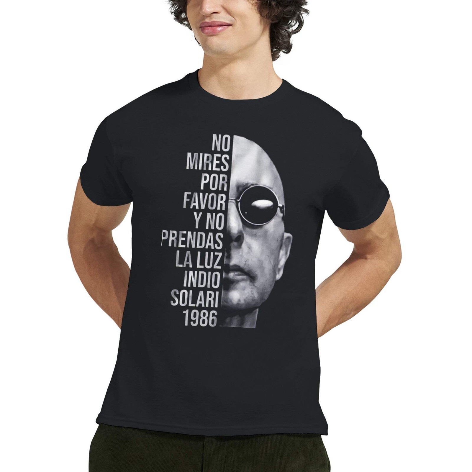 Indio Solari T-Shirt | Classic Fit Heavyweight Cotton Tee | Music Fan Gift | Uni
