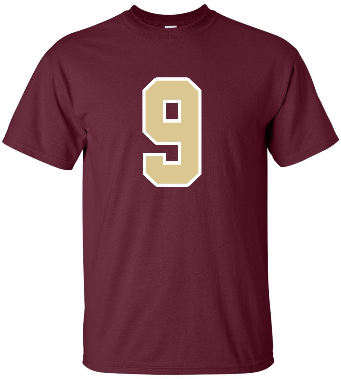 Custom “ANY Number” T-Shirt 2 Color # football hockey lacrosse basketball league
