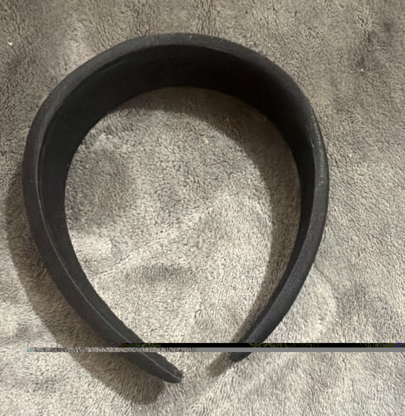 Women’s Black Plastic Solid Headband Hair Accessory for All Hair Types