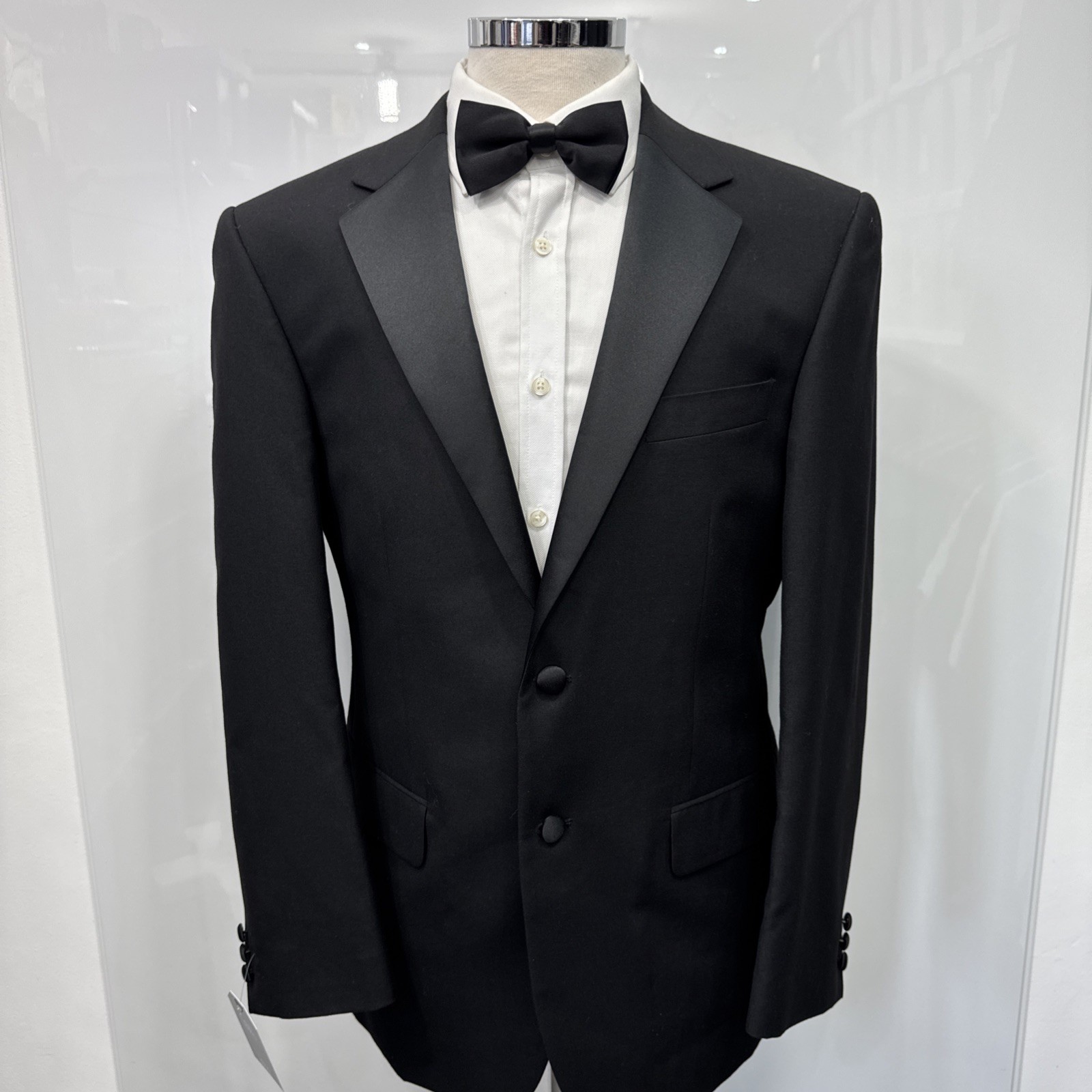 M&S TAILORING Black Regular Fit Machine Washable Dinner Jacket Tuxedo C38M