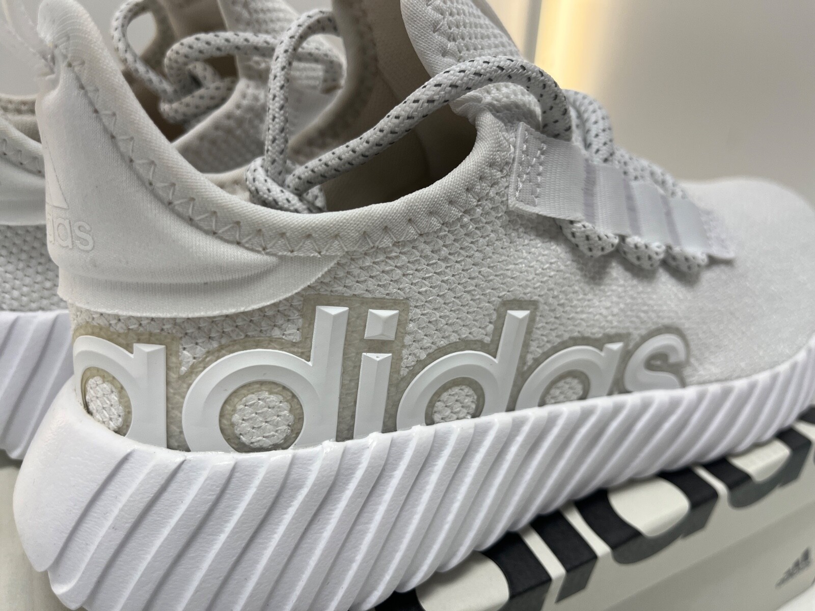 ADIDAS Men’s Kaptir 3.0 White Running shoe Style IF7317 NWD Free Shipping