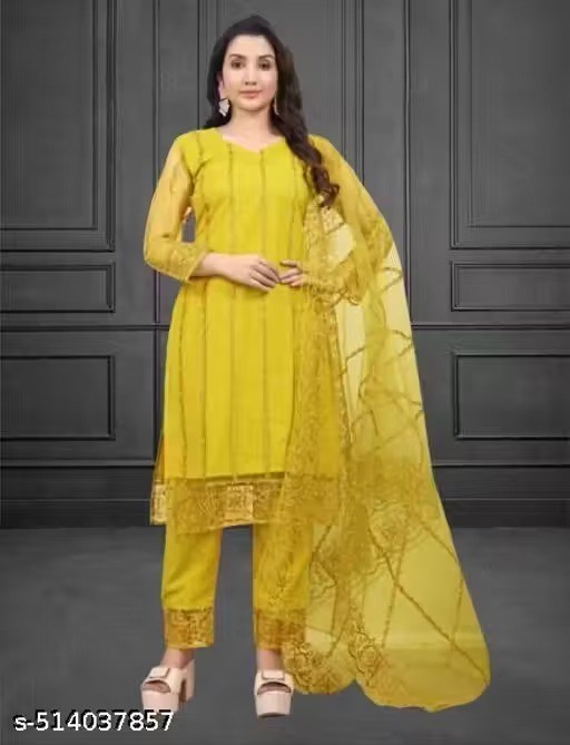 Readymad Rayon Kurta/kurti and Pant Set for Women’s Party Festive Outfit Gift