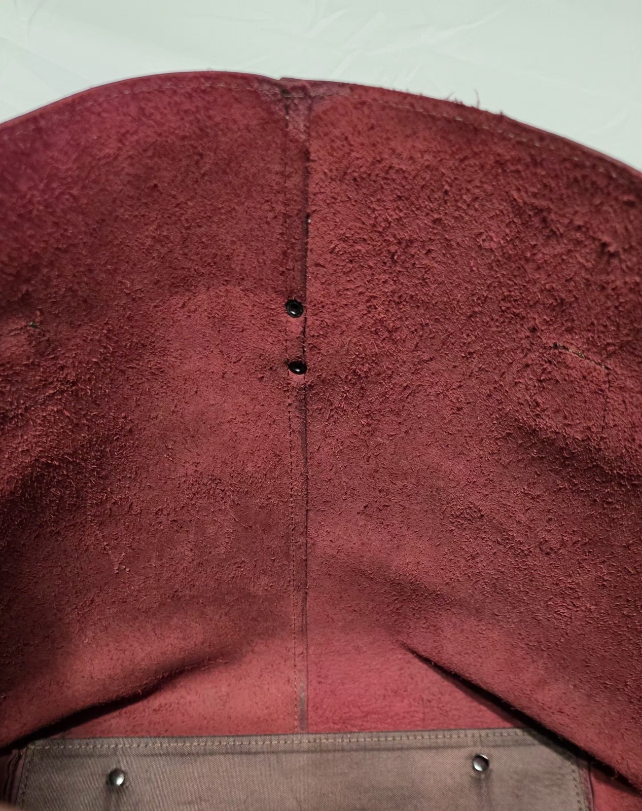 Handmade Mexican Genuine Artisan Leather Burgundy Tote Shoulder Bag
