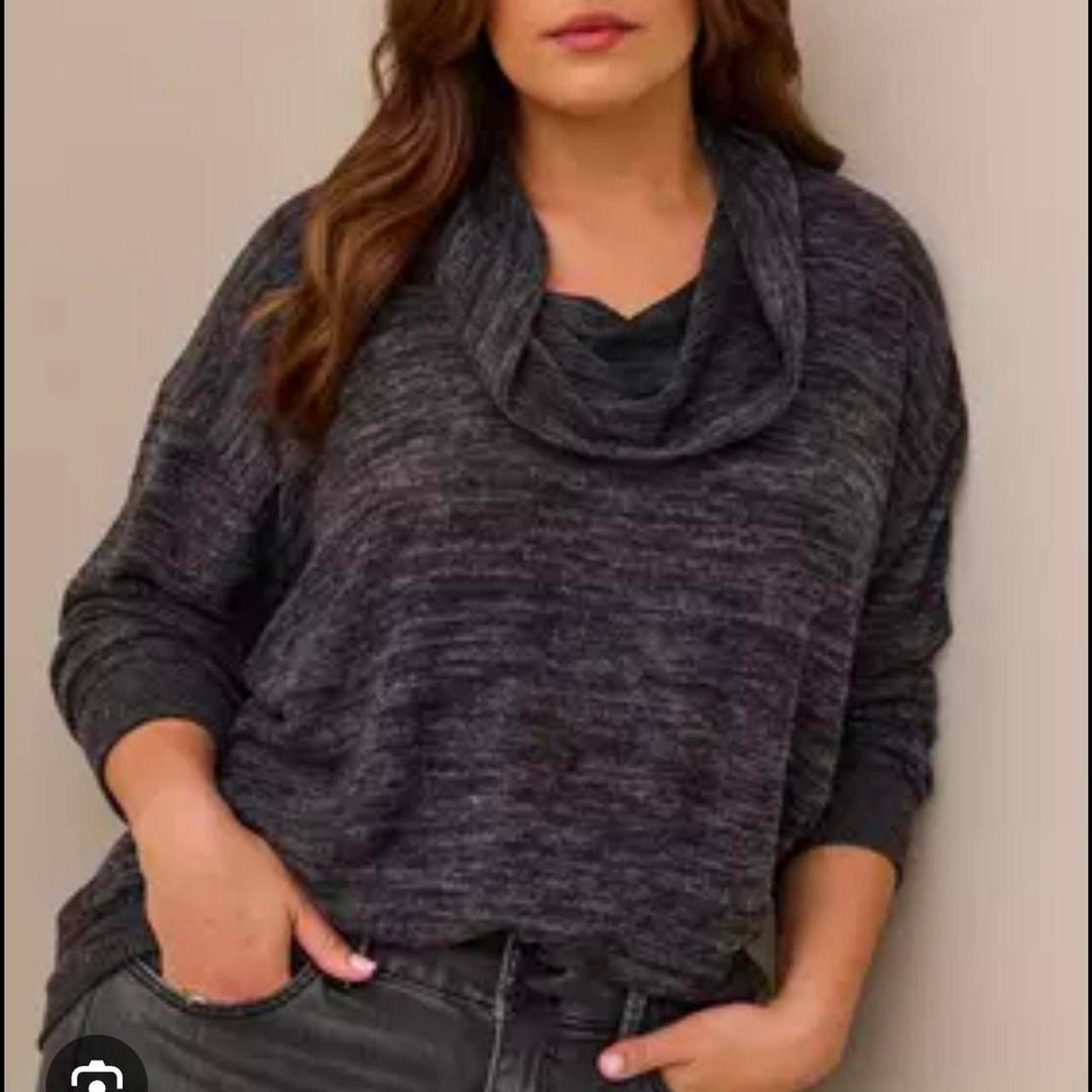 Torrid red cowl neck sweater super soft Size XXL #cowlneck #knitwear
