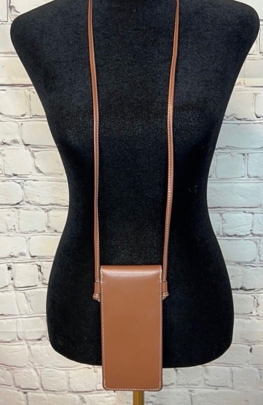 CELINE PARIS CELL PHONE HOLDER EYE GLASS CASE CROSSBODY
