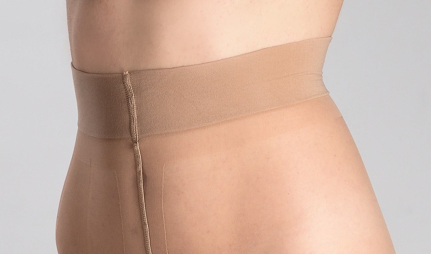 Malaga Very Sheer Silky 8 Denier Pantyhose Sheer to Waist Satin Finish Tights Cd
