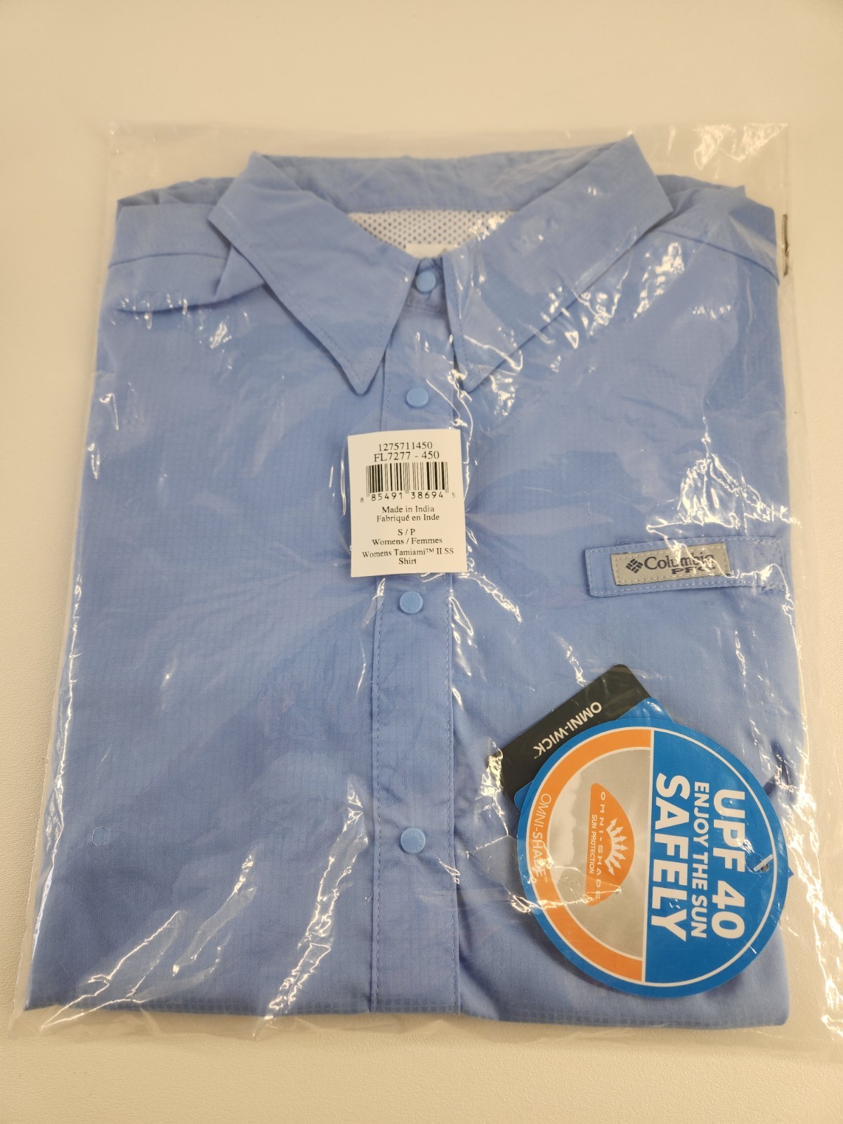 Columbia Tamiami ii Short Sleeve Shirt Women’s Medium PFG Performance NEW w/Tags