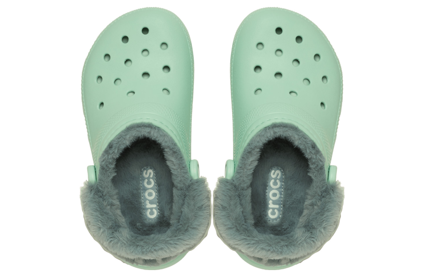 Crocs Classic Fuzz Lined Clog Spearmint – Men 4 / Women 6 – 211043-3YD